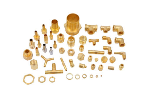 Brass Compression Fitting - Very Good Quality, Customized Size, Golden Color | Durable, Fine Finished, Polished Surface