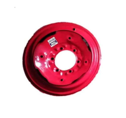 Tractor Wheel Rim - Iron, Standard Size, Red | Heavy Duty, Higher Strength, Easy to Install, Rust and Corrosion Resistant