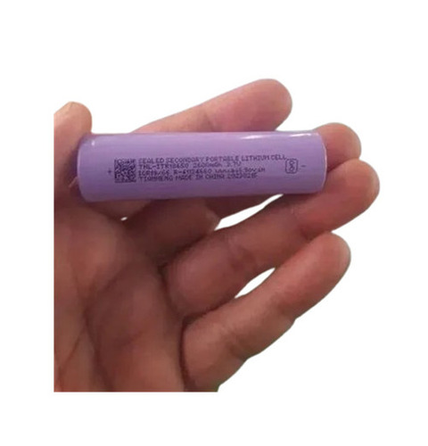 Lithium Ion Battery - Plastic, 3.7V | High Efficiency, Shock and Heat Resistance, Portable Design in Vibrant Purple, Easy Care