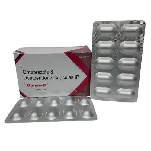 Omeprazole And Domperidone Tablets - 10x10 Strip Packaging | Effective Health-Care Solution for Adults and Teenagers, Recommended Dosage as Per Prescription