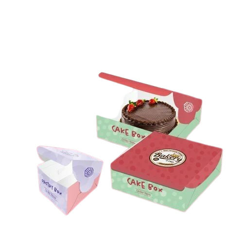 Printed Cake Box - Material: Paper