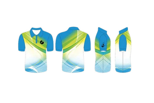 Printed Polo T Shirt - Polyester Fabric, Multi-Color, Regular Fit , Breathable and Skin-Friendly for Summer Casual Wear