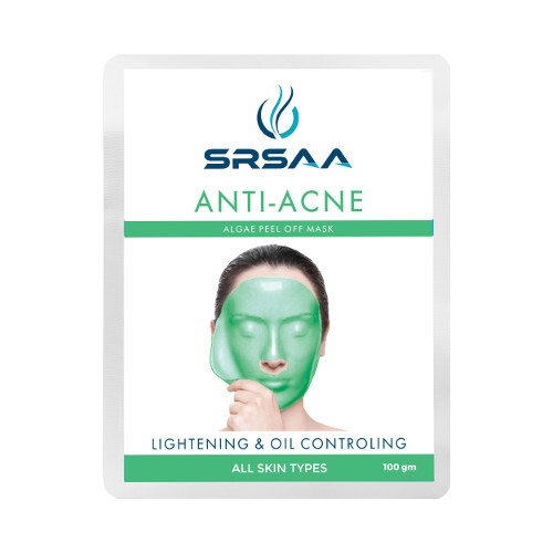 Srsaa Anti-Acne Mould Mask - 100 gm | Organic Skin Brightening, Radiance & Glow, Anti-Ageing, Deep Cleansing, Unisex