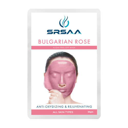 Srsaa Bulgarian Rose Mould Mask - 30g Powder | Oil Control, Anti-Acne & Pimples, Radiance & Glow, Exfoliation, Softening & Smoothening
