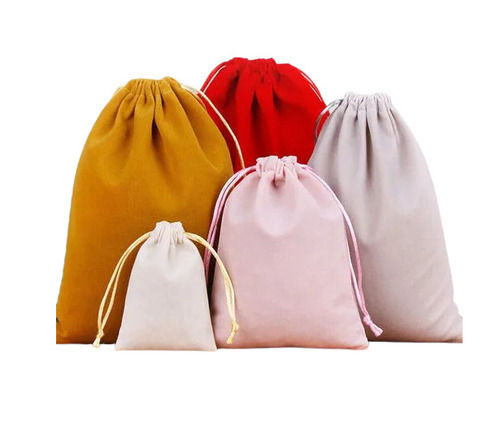 Velvet Drawstring Pouches - Color: Available In Many Different Colors