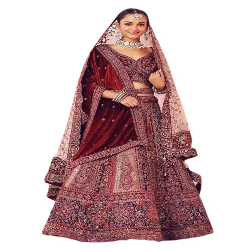 Bridal Lehenga  - Color: Maroon