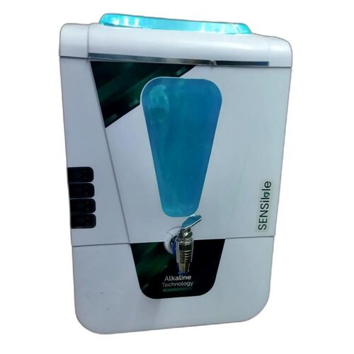 Domestic Water Purifier - Plastic Material, 25L Storage Capacity, 1.5kg Weight | UV Sterilization, RO Technology, Purifies Hard Water, Compact Design, Energy Efficient, Mineral Retention