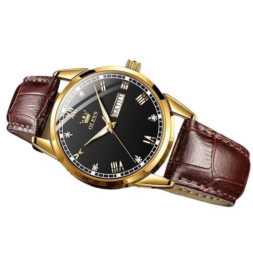 Mens Wrist Watch - Color: Black