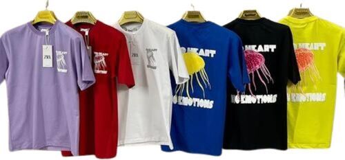 Printed T Shirt  - Color: Multi  Color Available