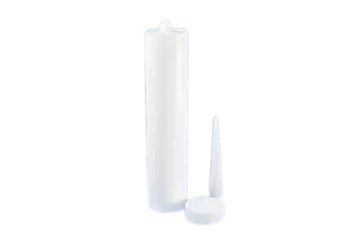 Silicone Cartridge - 300ml High Grade White, Drum Style, Multicolor, Solvent Based Ink, Standard pH Level