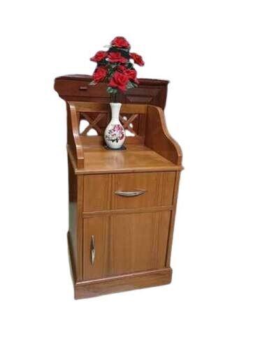 Teak Plywood Wooden Small Podium Stand