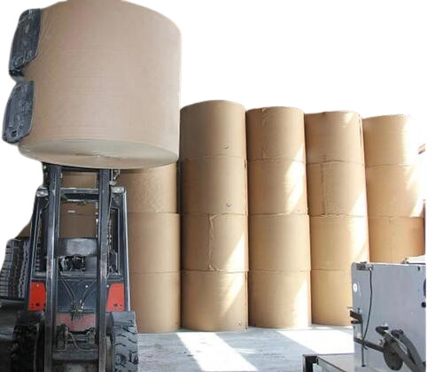 Brown Paper Roll - Kraft Paper,  Roll Shape, Brown Color, Plain Finish | Durable, Very Good Quality, Fine Finished for Industrial Use