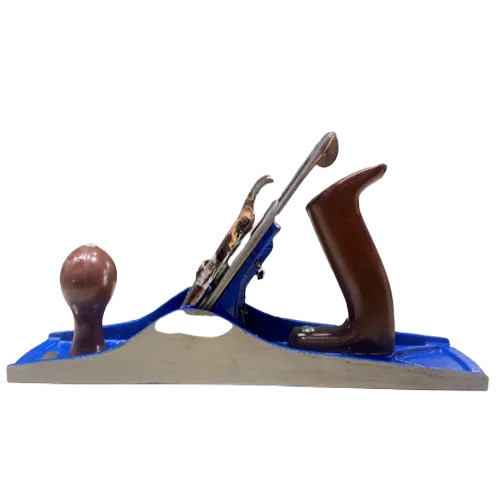 Jackplane - Cast Iron, Size 9\,14\ & 18\, Flat Profile, Smooth Cut - Durable, Good Quality, Wood Application, Blue Color