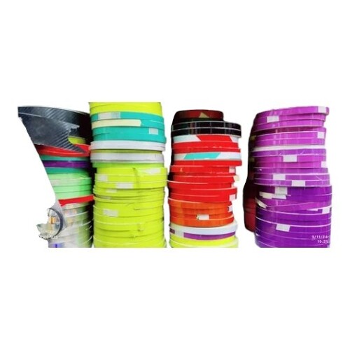 Silk Tape - Standard Size, Multi-Color, Plain Pattern | Single-Sided, Highly Sticky, Water and Moisture Resistant, Easy to Use