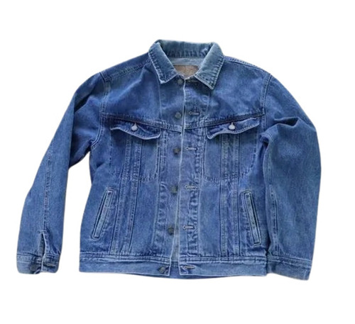 Denim Jacket - Aluminum Alloy Regular Fit Available in L-XXL Sizes Blue Color Long Sleeve | Features: Anti-Wrinkle Breathable Quick Dry Washable 4 Pockets Machine Washable Normal Warm Degree Stitched and Tear Resistant