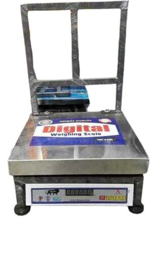 Electronic Platform Weighing Scale - Color: Grey And Black