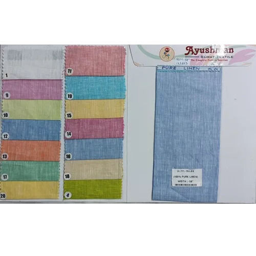 Linen 70 Lea Shirting Fabric - Width: 58