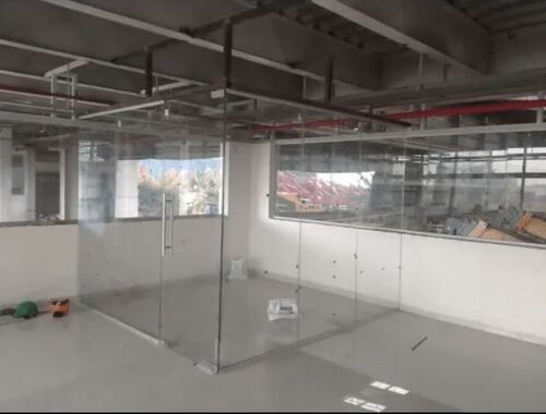 Office Glass Cabin - 3.5 mm Thick Transparent Glass | Low Maintenance, Easy to Clean, Modern Design