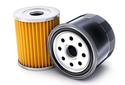 Oil Filter - Corrosion-Resistant Metal, 8x5 Inches, Black | Efficient Filtration System, Long-Lasting Performance, Anti-Drain Back Valve, High Dirt Capacity