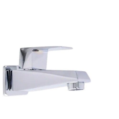 Brass Long Body Bib Tap - Color: Silver