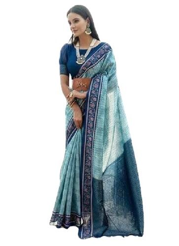 Cotton Silk Tassel Saree - Color: .......................................