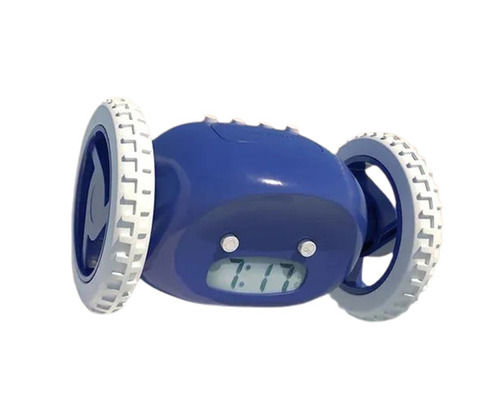 Digital Alarm Clock - Color: Whiteandblue