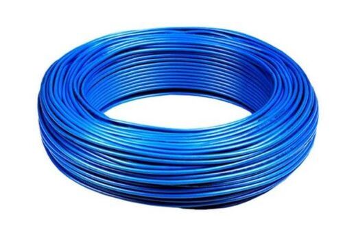 Electric Wire Cable - Copper Conductor, Blue Jacket, High Voltage Rating | Premium Quality, Insulated, Waterproof, Flexible Design, Durable, Heat-resistant, Uv Resistant, Abrasion-resistant, Lightweight