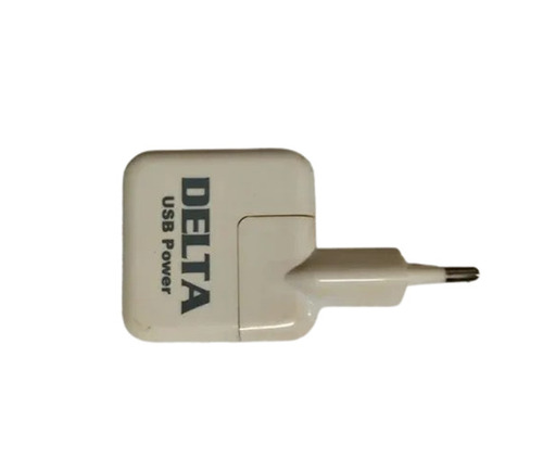Mobile Charger Adapter - ABS Body, Standard Size, White Color | Superior Lightweight Design, High Efficiency, Shock & Heat Resistant