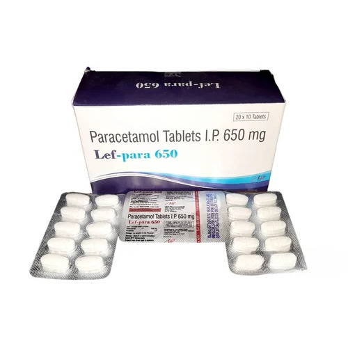 Paracetamol 650 Mg Tablet - Color: White