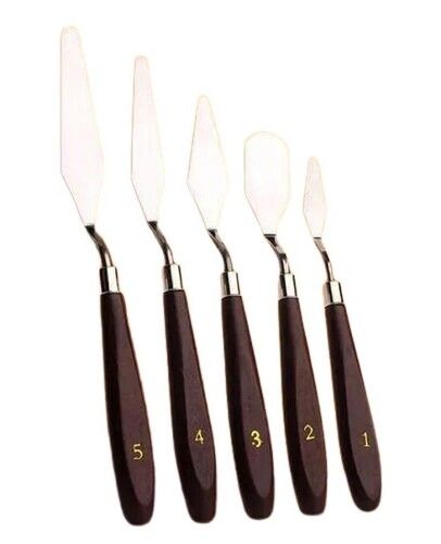 Set Of 5 Palette Painting Knives: - Attributes: Durable