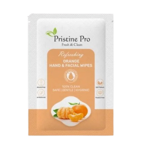 Single Piece Wet Wipe - Non Woven Material, 15x20 cm, White Color | Refreshing Wipes for Deep Cleansing Hands & Face