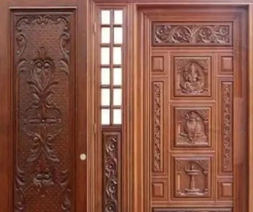 Exterior Teak Wood Carving Door - Application: Commercial