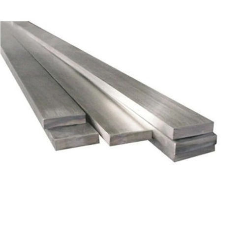 Mild Steel Bright Flat Bars - Various Sizes , Silver Color , Industrial Grade with Polished Surface Finish for Reinforcing Concrete Structures