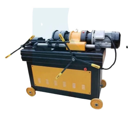 Steel Bar Threading Machine - Color: Yello