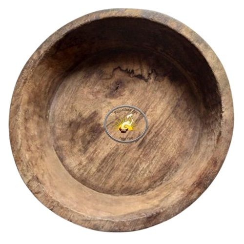 Wooden Round Bowl