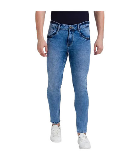Denim Jeans - Superior Quality Regular Fit in Blue | Washable Breathable Quick Dry Anti-Wrinkle Button Closure Zipper Fly Ideal for Casual Wear
