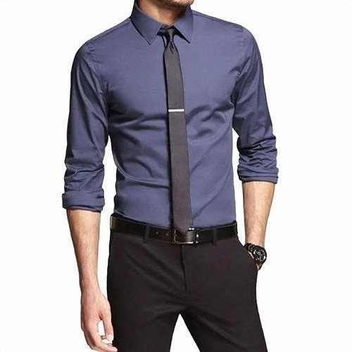 Formal Shirts - High-Quality Cotton, Available in Various Sizes and Colors | Breathable, Easy to Iron, Button-Down Collar, Customized Logo, Long Sleeves