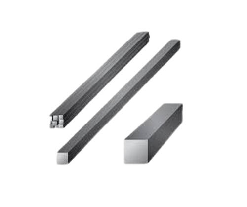 Mild Steel Square Bar - Color: Silver