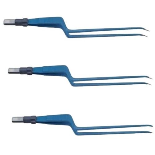 Bipolar Forceps - Stainless Steel, Portable | Sterilized, New, Ideal for Electrosurgery and Laparoscopic Procedures