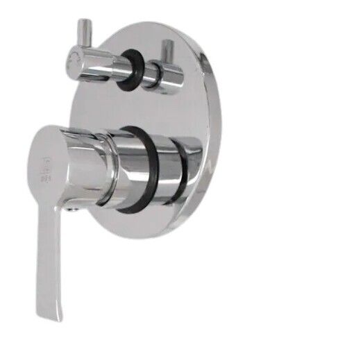 Brass Diverter 46 Mm 2 Inlet - Color: Silver