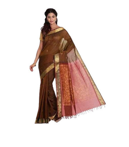 Chettinad Cotton Saree - Color: Brown