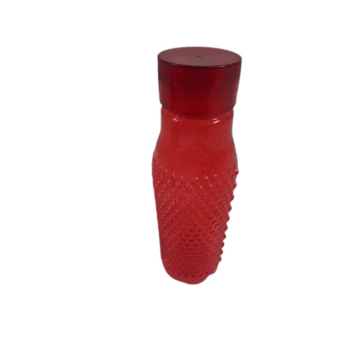 Plastic PET Fridge Bottle - 1 Liter, Red | Durable Lightweight Design, Leak-Proof, Odor-Resistant, Easy to Clean with Tight Screw-On Cap
