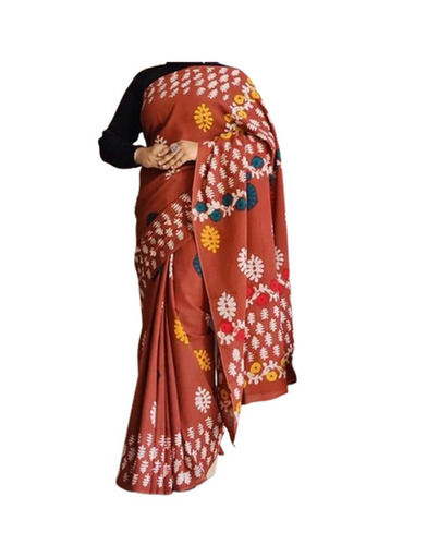 Printed Sarees - Fabric Type: Cotton