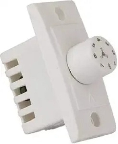 7 Step Fan Regulator - Electrical Device, White Color, 220 Volt | Simple Speed Control, Easy Installation, Durable Performance, Compact Size