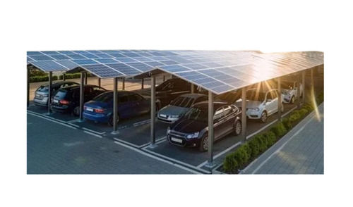 Solar Carports - Color: Blue