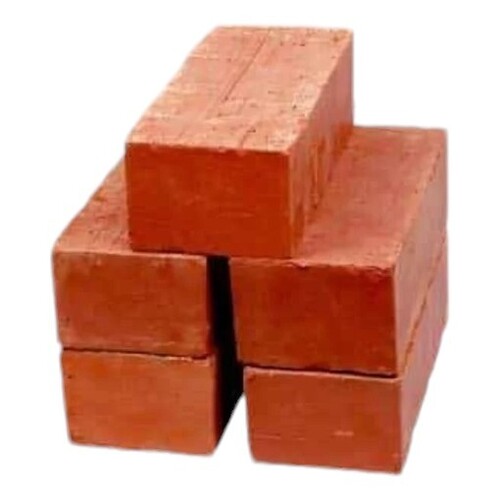 Clay Brick - Superior Quality, Long Life Durability | Acid-Resistant, High Strength, Weather & Crack Resistance, Standard Red Rectangular Shape