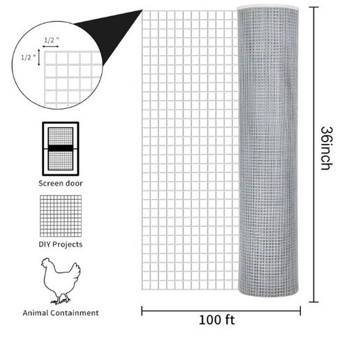 Heavy Duty Galvanized Wire Fence - Hole Shape: Round Hole Triangle Hole