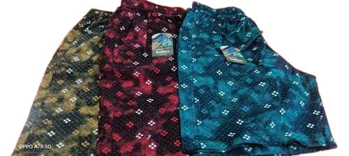Mens Bermuda Shorts - Cotton Material Multi-Color Printed Design | Comfortable Fit for Adults Lace Closure Stylish Casual Wear
