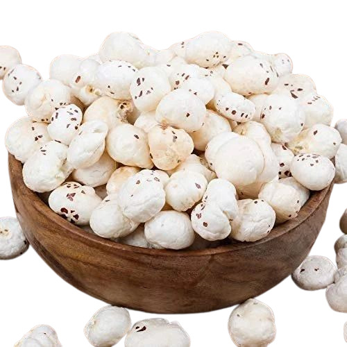 Natural Loose Makhana - Premium Quality Food Grade White Color with Salt Preserving Compound 5 Months Shelf Life