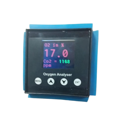 Oxygen Analyser - 0-25% & 0-100% Range, LCD Display, Settable Alarm, Portable, Automatic Operation, 230V AC Power